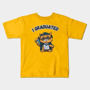 I Graduated Graduate Class 2023 Kids T-Shirt